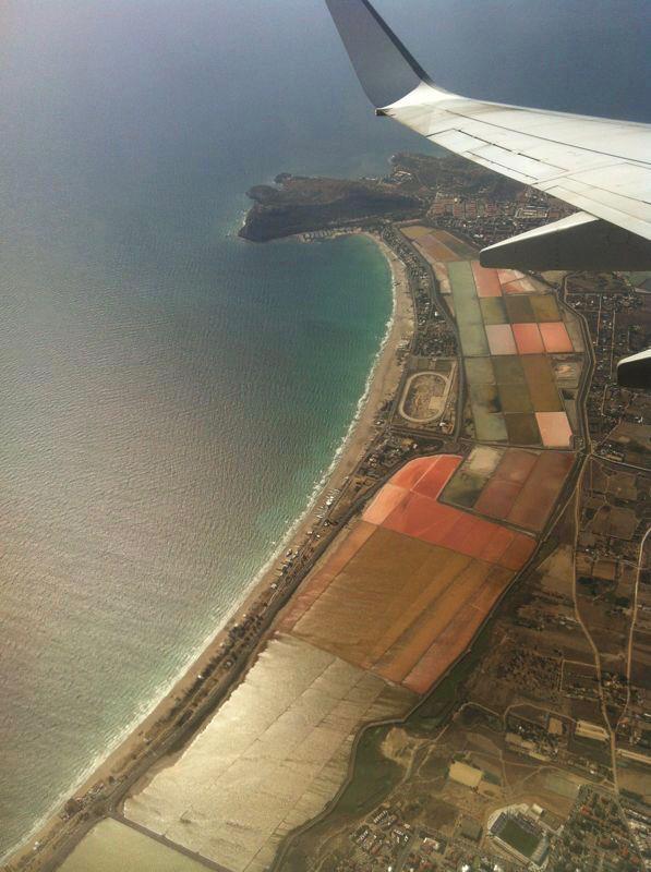 Tādas izskatās sāls atradnes no augšas